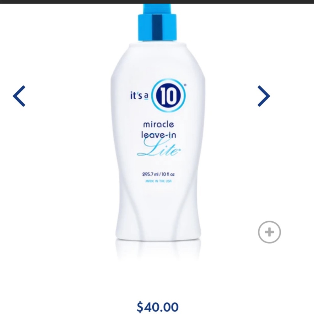 It’s a 10 lite miracle leave in 10fl oz